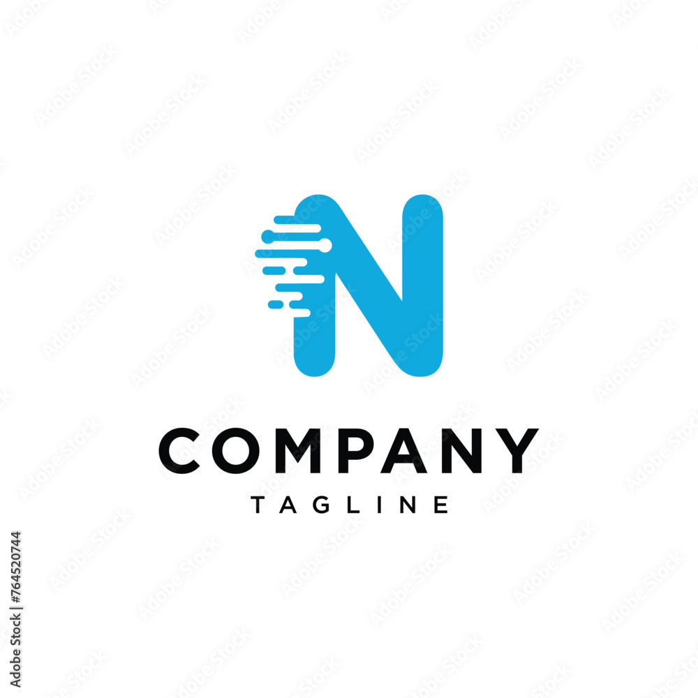 Letter N Artificial Intelligence Techno logo icon vector template.eps Letter N Artificial Intelligence Techno logo icon vector template.eps