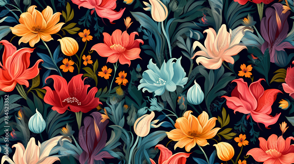 Floral seamless pattern Floral seamless pattern