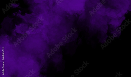 Purple smoke on black background © lado