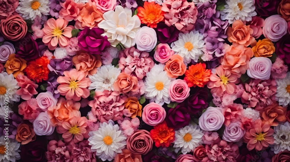 Fototapeta premium Floral seamless pattern