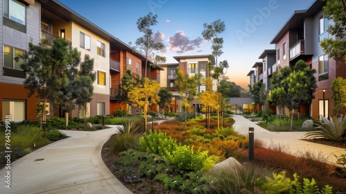 Design the apartment complex to meet or exceed green building certification standards  such 