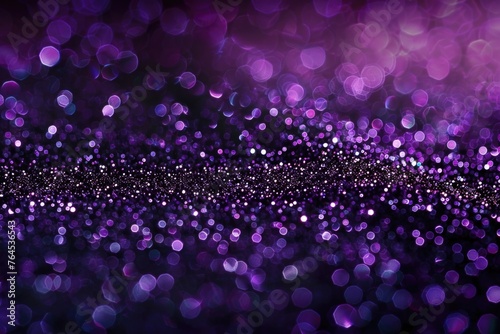 A vibrant purple and black background with bright lights. Suitable for various design projects