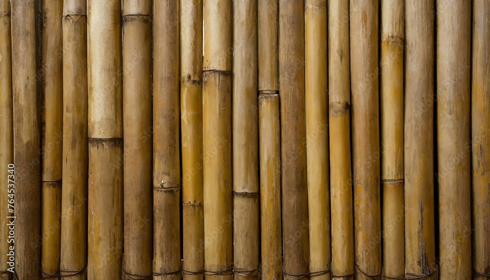 Rustic Reminiscence: Weathered Brown Tone Bamboo Fence Texture Rustic Reminiscence: Weathered Brown Tone Bamboo Fence Texture