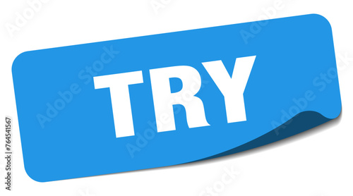 try sticker. try label