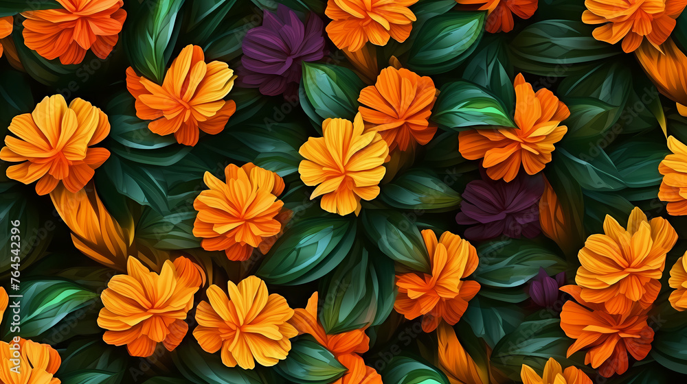 Colorful flowers background, season concept Colorful flowers background, season concept