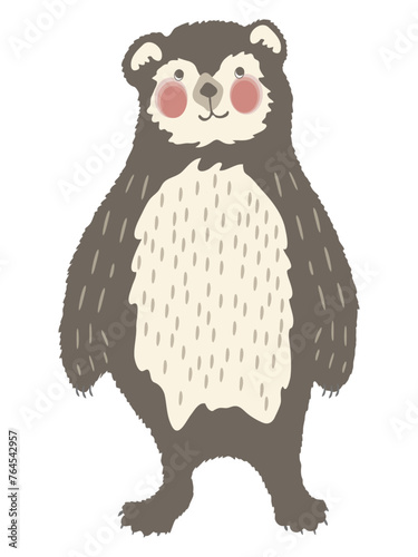 茶色い毛なみのくまさん