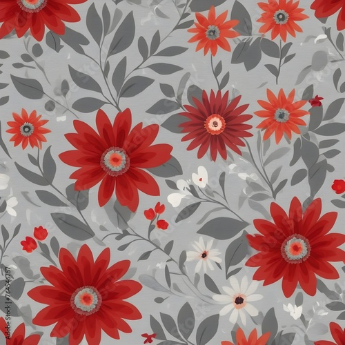 Digital all over floral prints pattern design art work.