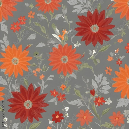 Digital all over  floral prints pattern design art work.