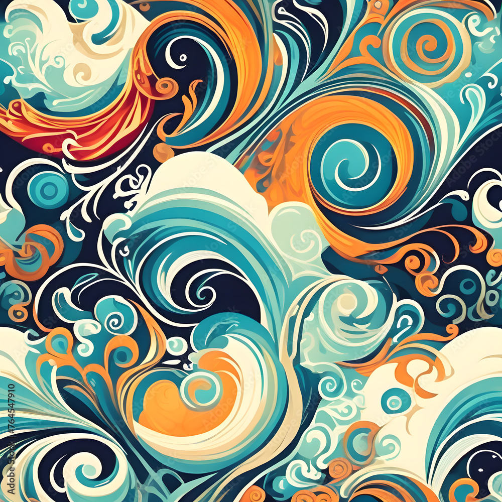 Obraz premium seamless pattern