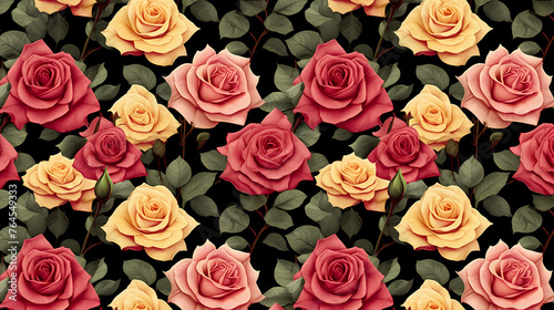 Colorful flowers background, season concept