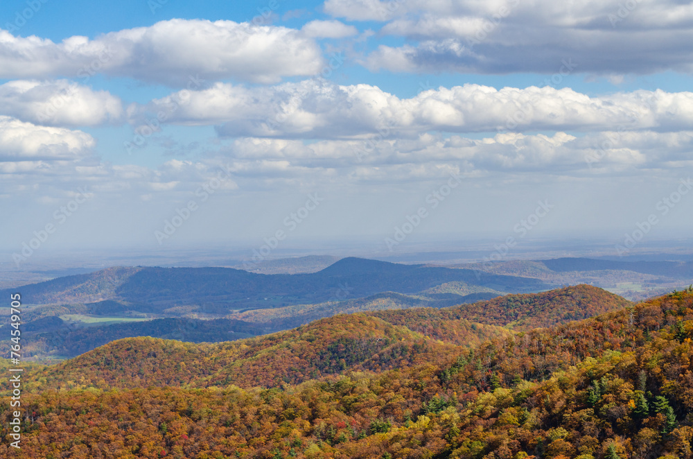 Shenandoah National Park along the Blue Ridge Mountains in Virginia Shenandoah National Park along the Blue Ridge Mountains in Virginia