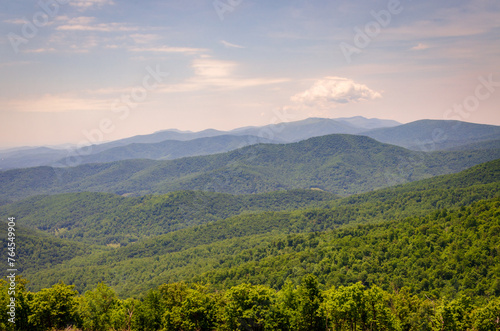 Shenandoah National Park along the Blue Ridge Mountains in Virginia © Zack Frank