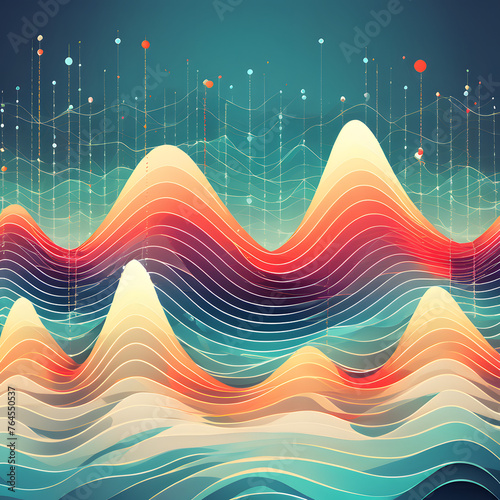 abstract background with lines