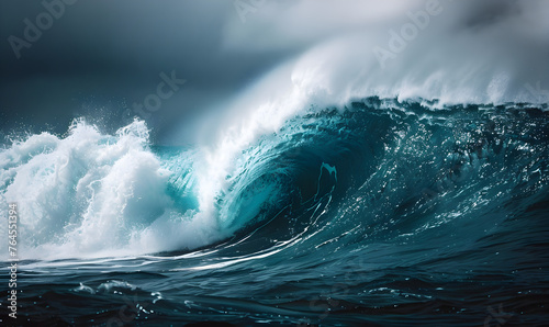 Huge waves.