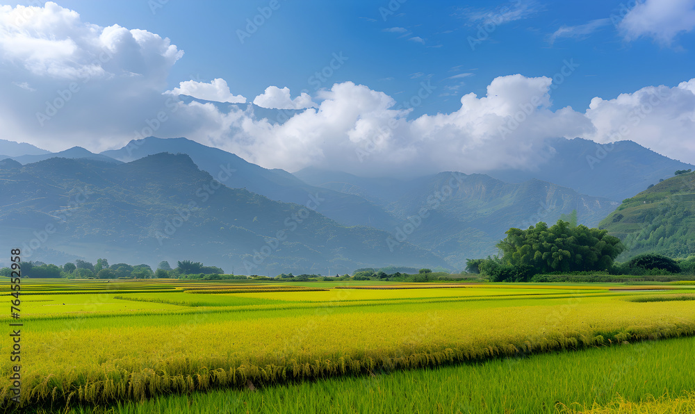 Rice Field Scenery