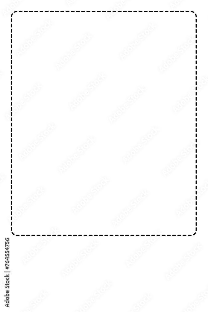 vertical banner, dot line frame, rectangle shape, geometric, isolated. transparent background and copy space or empty. png vertical banner, dot line frame, rectangle shape, geometric, isolated. transparent background and copy space or empty. png