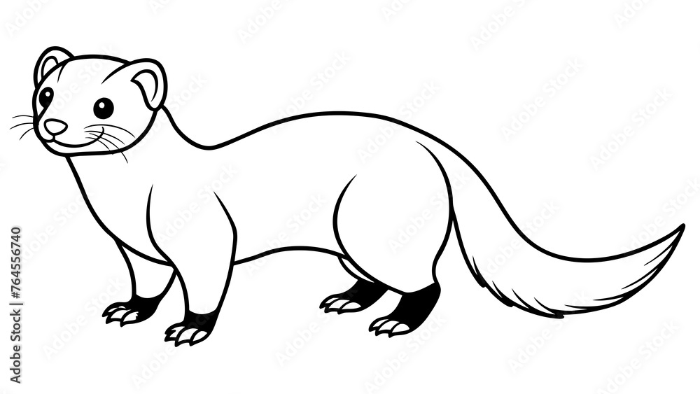 Discover Stunning Ferret Vector Art Perfect for Web & Print Projects