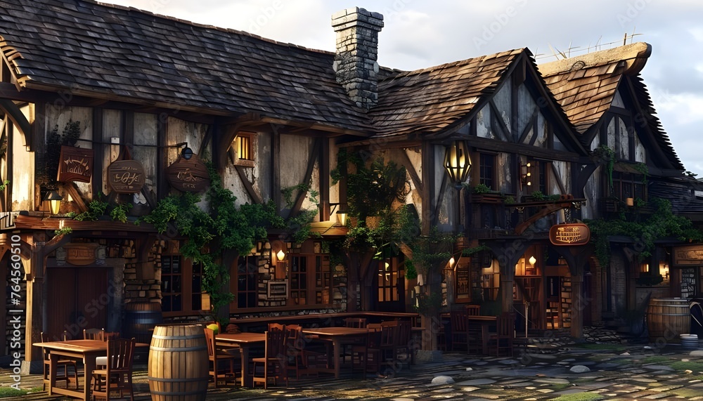 medieval building - Medieval tavern