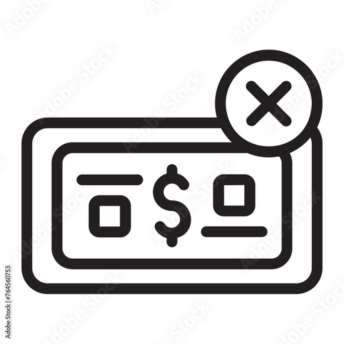 bribe line icon