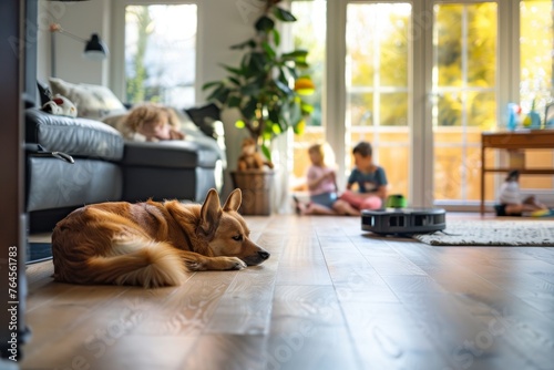 Modernize Your Cleaning Routine with Minimalistic Design and Advanced Technology: Next-Generation Hoover, Efficient Dust Collection, and Robotic Cleaners for Enhanced Home Comfort © Leo