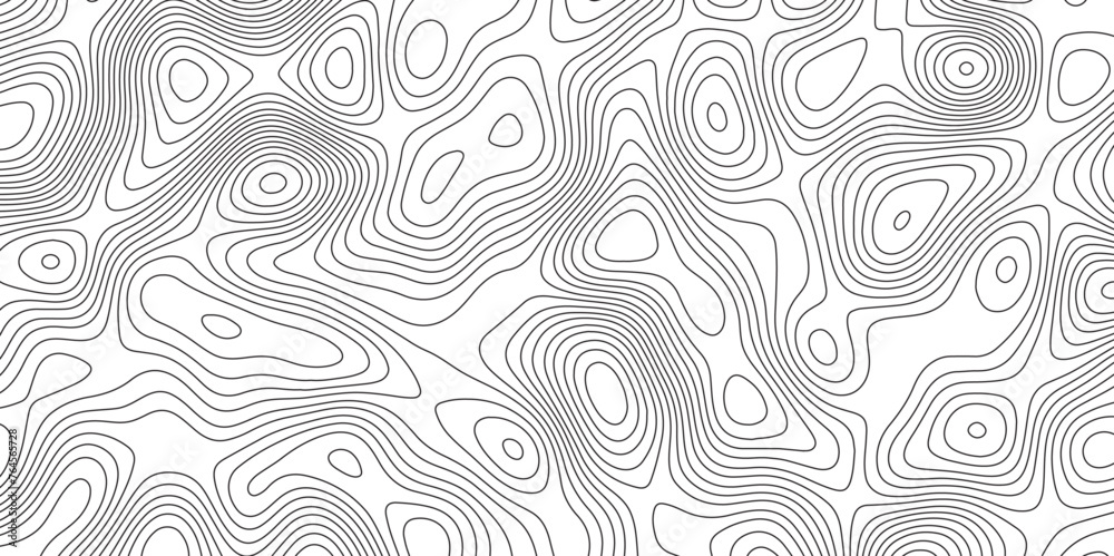 Abstract topographic contours map background. Ocean topographic line map with curvy wave isolines vector Topographic Map. Abstract topographic contours map background. Ocean topographic line map with curvy wave isolines vector Topographic Map.