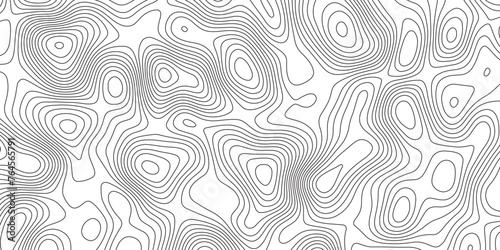 Abstract topographic contours map background. Ocean topographic line map with curvy wave isolines vector Topographic Map. 