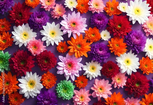 colorful flowers background