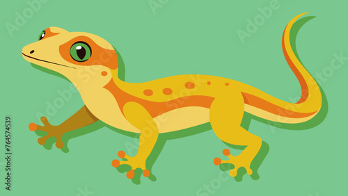 Captivating Gecko Vector Illustration Bringing Nature's Beauty to Digital Art