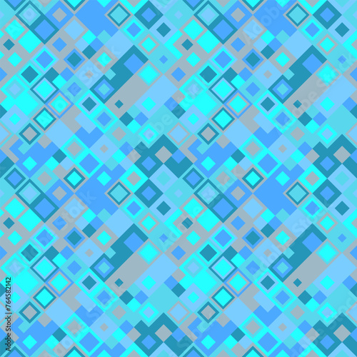 Colorful geometrical mosaic pattern background - abstract vector graphic