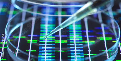 Genomics, conceptual image