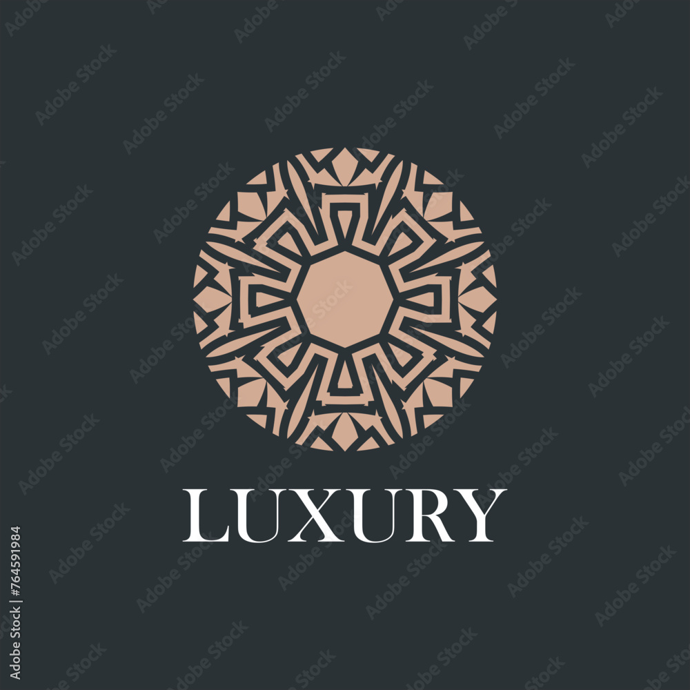 Mandala geometric design illustration template Mandala geometric design illustration template