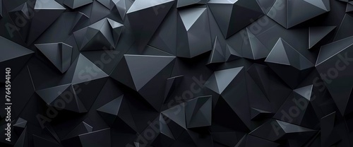 Black Technology Polygon Abstract Background, HD, Background Wallpaper, Desktop Wallpaper © Moon Art Pic