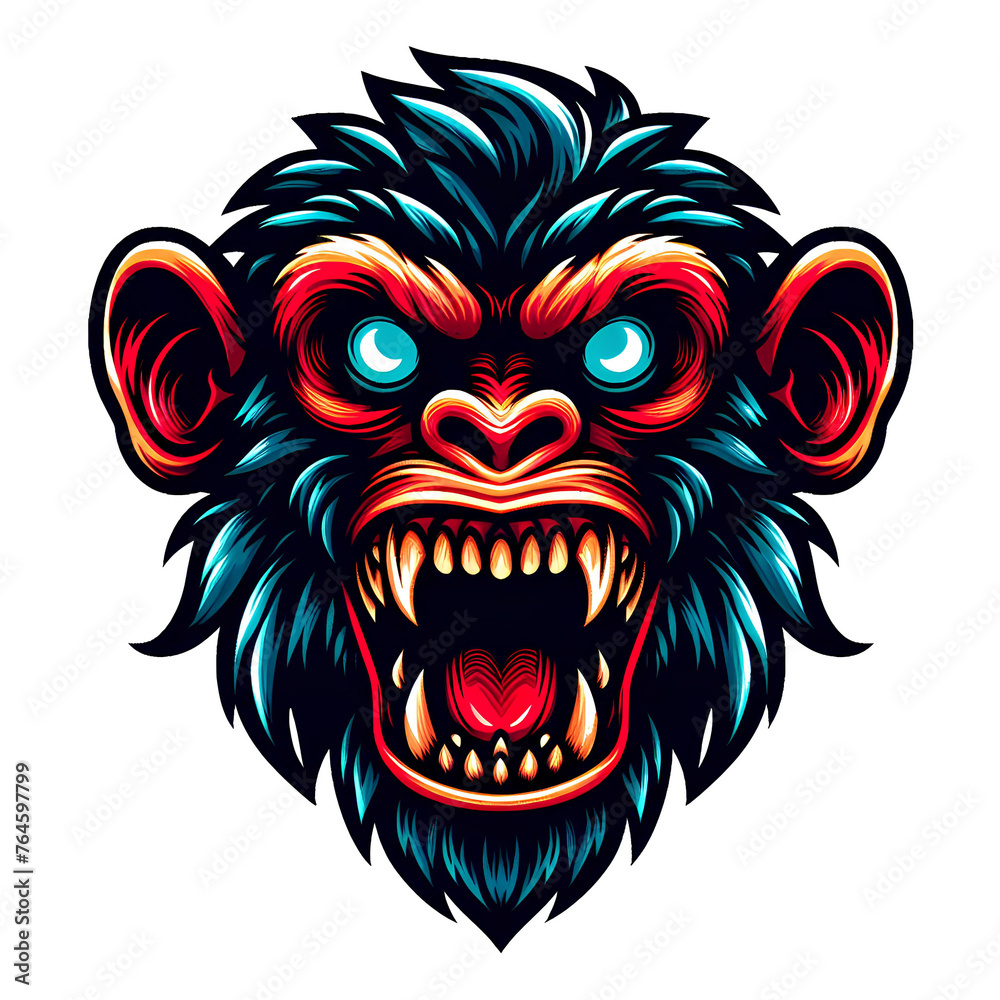 head of demon monkey