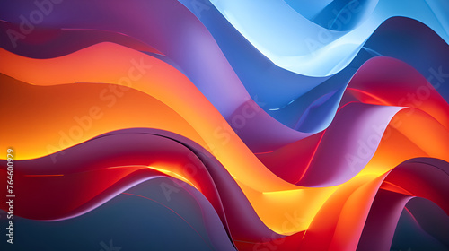 An abstract background with a multicolored fluid ,Abstract flowing liquid background material, 3D rendering abstract fluid background
