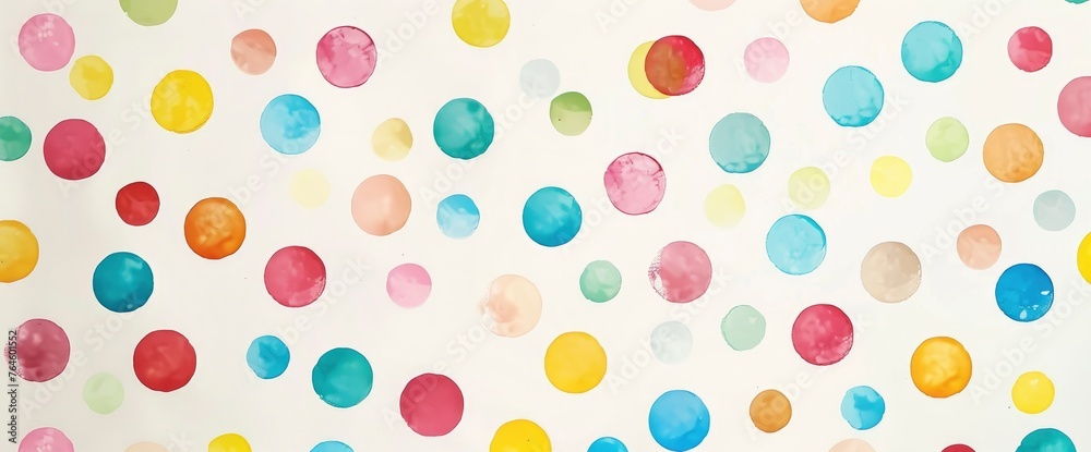 Colorful Polka Dot Pattern Background, HD, Background Wallpaper, Desktop Wallpaper