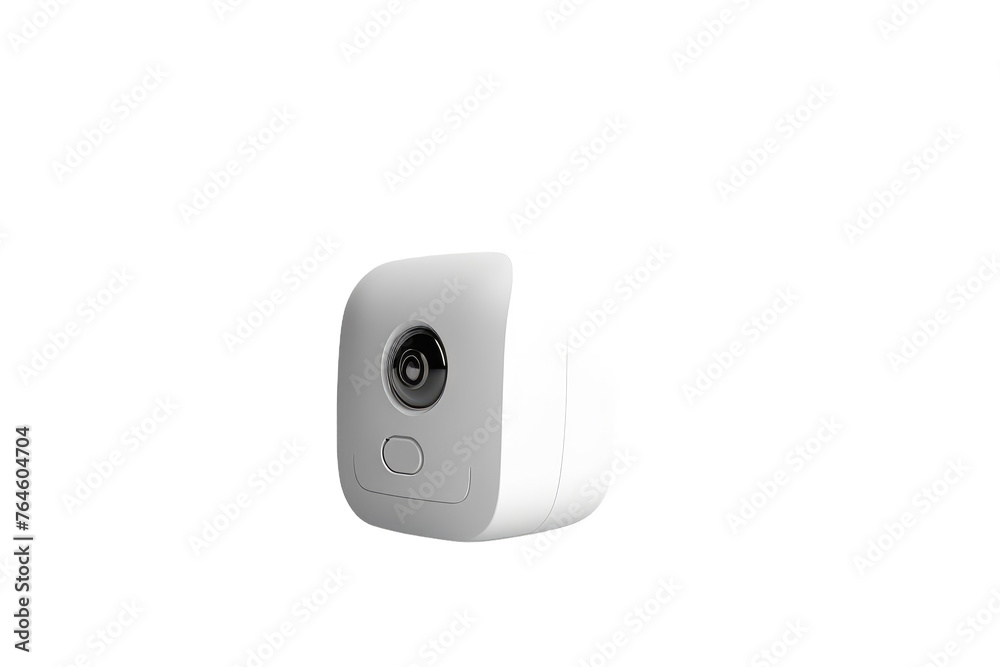 Capturing Creativity: Close-Up Glimpse of a Camera on White. On White or PNG Transparent Background.. Capturing Creativity: Close-Up Glimpse of a Camera on White. On White or PNG Transparent Background..