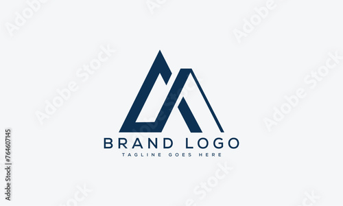 letter AA logo design vector template design for brand.