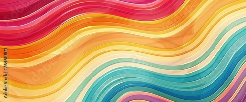 1970S Abstract Retro Rainbow Wave Line  HD  Background Wallpaper  Desktop Wallpaper