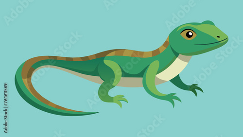 Captivating Lizard Vector Illustration Bringing Art and Nature to Life
