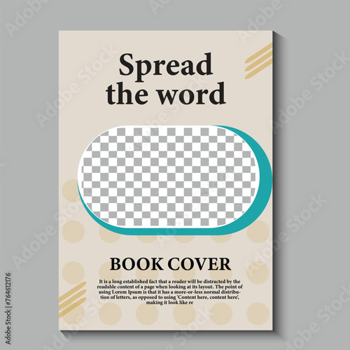 annual report book cover template design