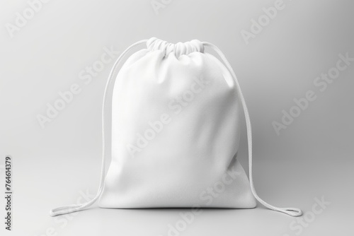 White Silk Fabric Bags with Laces for Jewelry