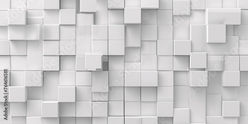 white cubes background