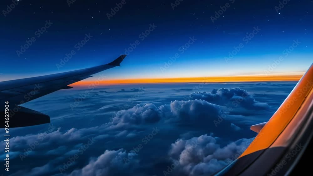 View from the window of airplane. Airplane in the sky with beautiful view. Amazing view from the plane window during the flight View from the window of airplane. Airplane in the sky with beautiful view. Amazing view from the plane window during the flight