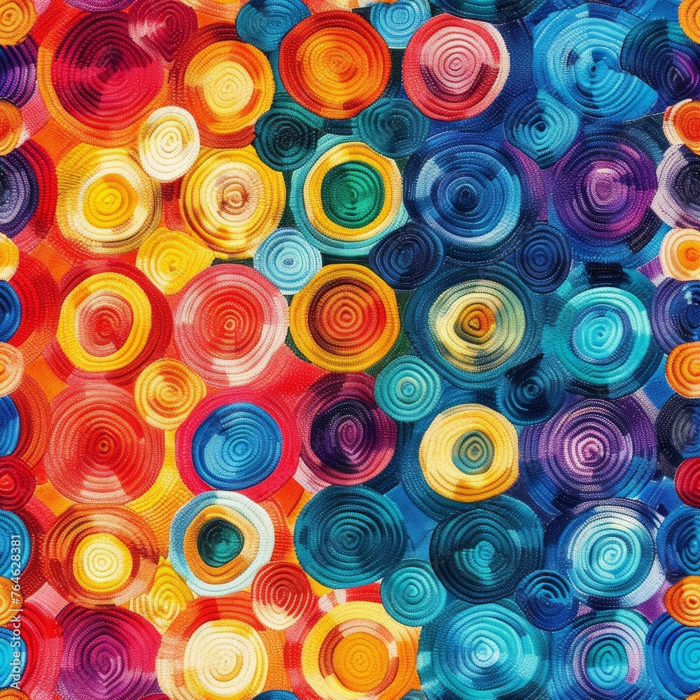 Circles colorful pattern Circles colorful pattern