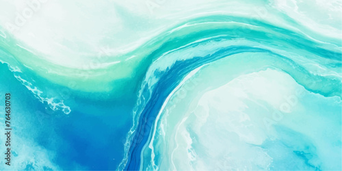 abstract soft blue and green abstract water color ocean wave texture background. Banner Graphic Resource as background for ocean wave and water wave abstract graphics	