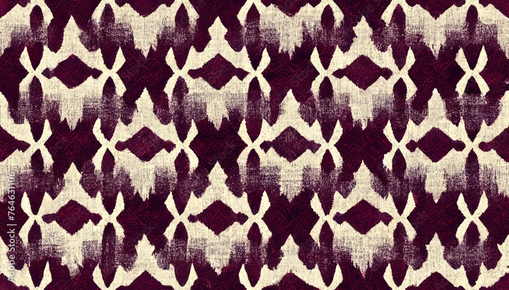 seamless pattern with transparent Textured i transparent Tribal kat