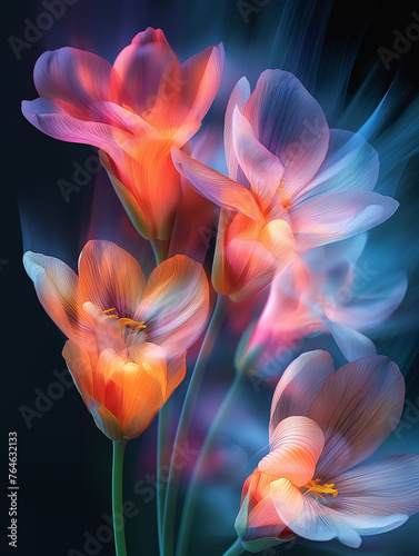 Abstract floral background