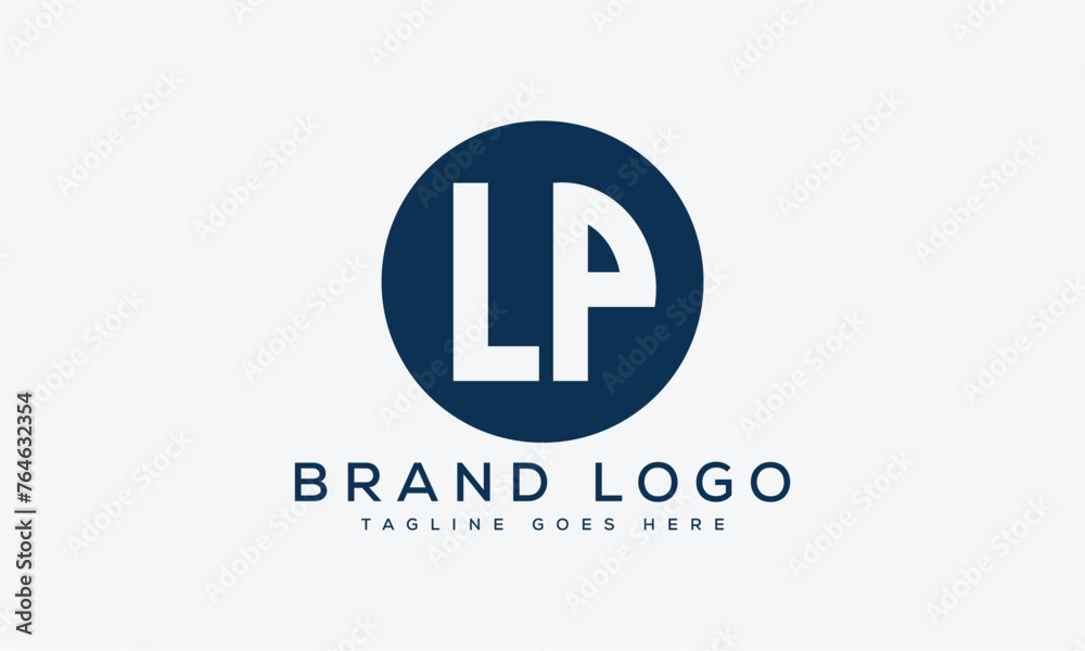 letter LP logo design vector template design for brand. letter LP logo design vector template design for brand.
