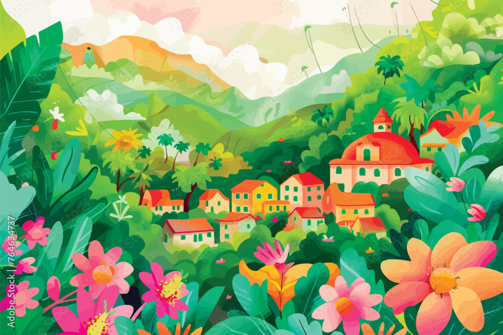 Fototapeta premium Children's Illustration
