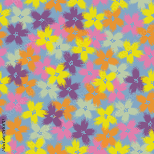  Collage contemporary seamless pattern.